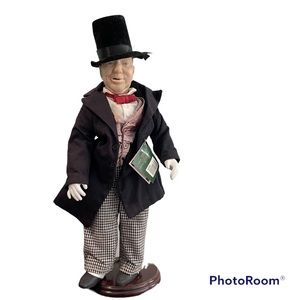 W C Fields Vintage Character Figure Doll 1991 Hamilton Gifts 17”